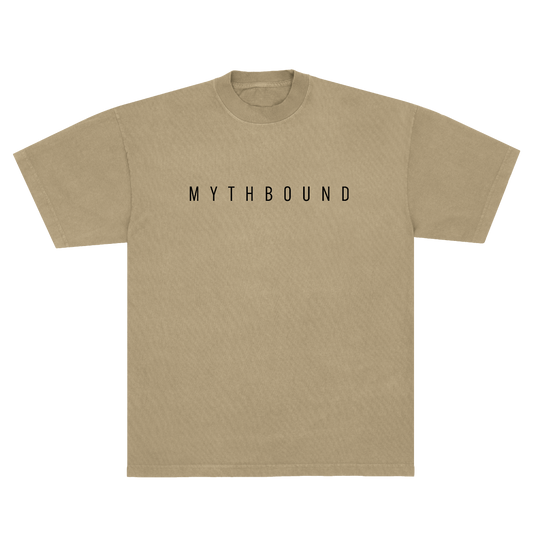 MYTHBOUND LOGO TSHIRT - KHAKI